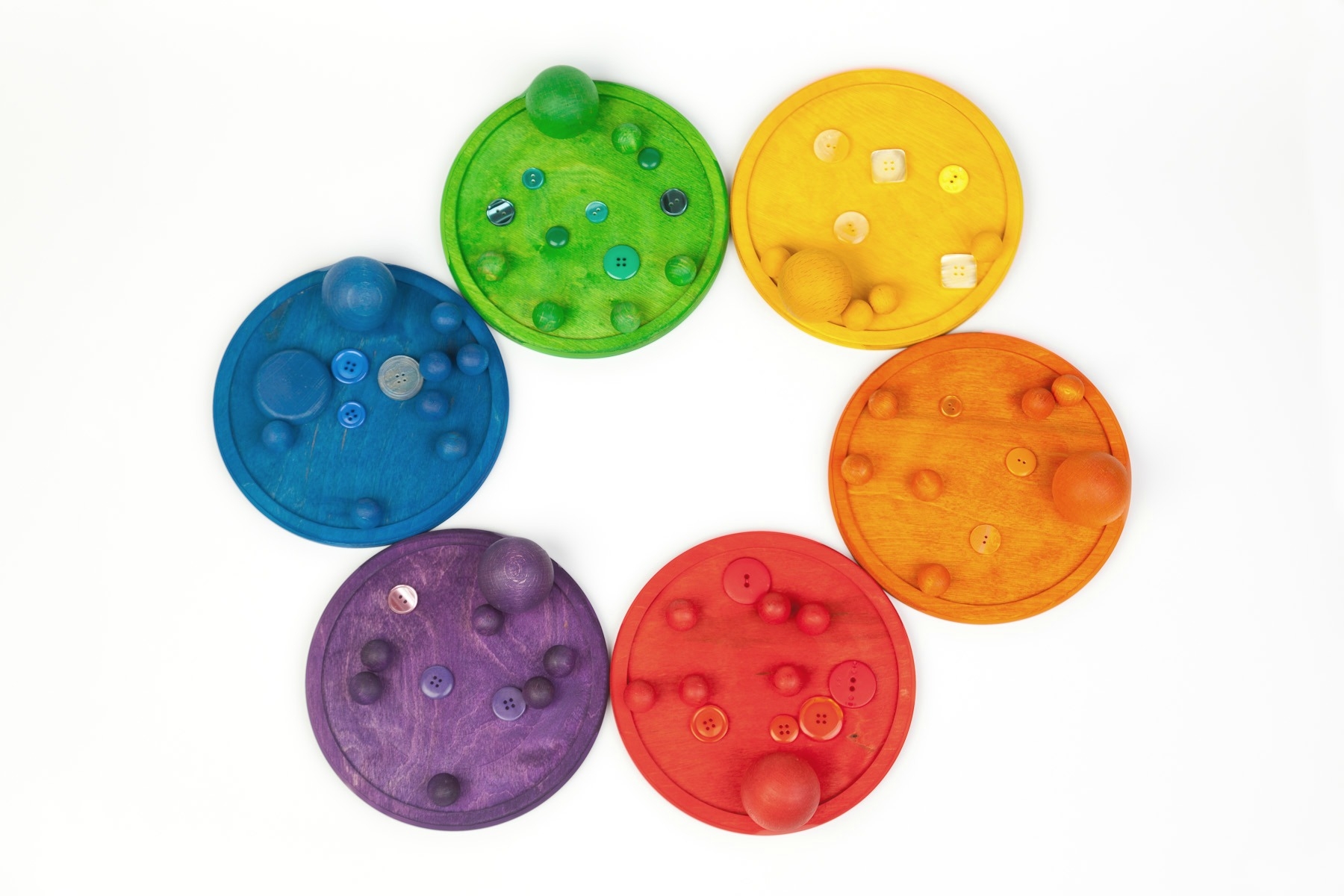 Grapat 6 Regenbogen Teller