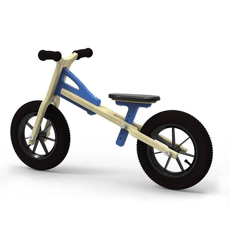 WoodyWheelers Laufrad Woody blau