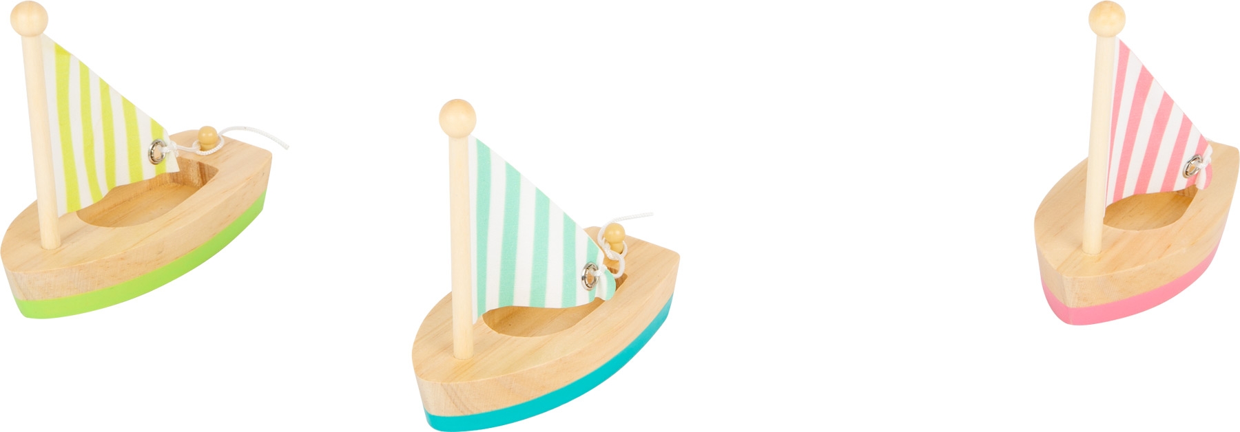 Kleine Segelboote (3er Set)