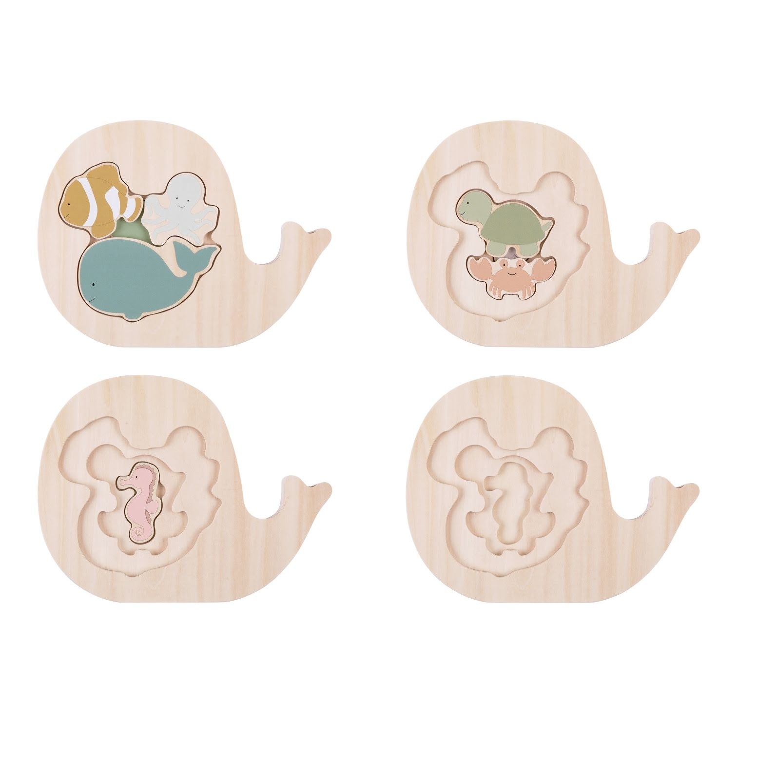 JaBaDaBaDo Lagenpuzzle Coral