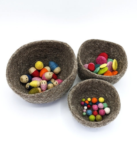 ROMANSWERK Filzschälchen (3er Set)