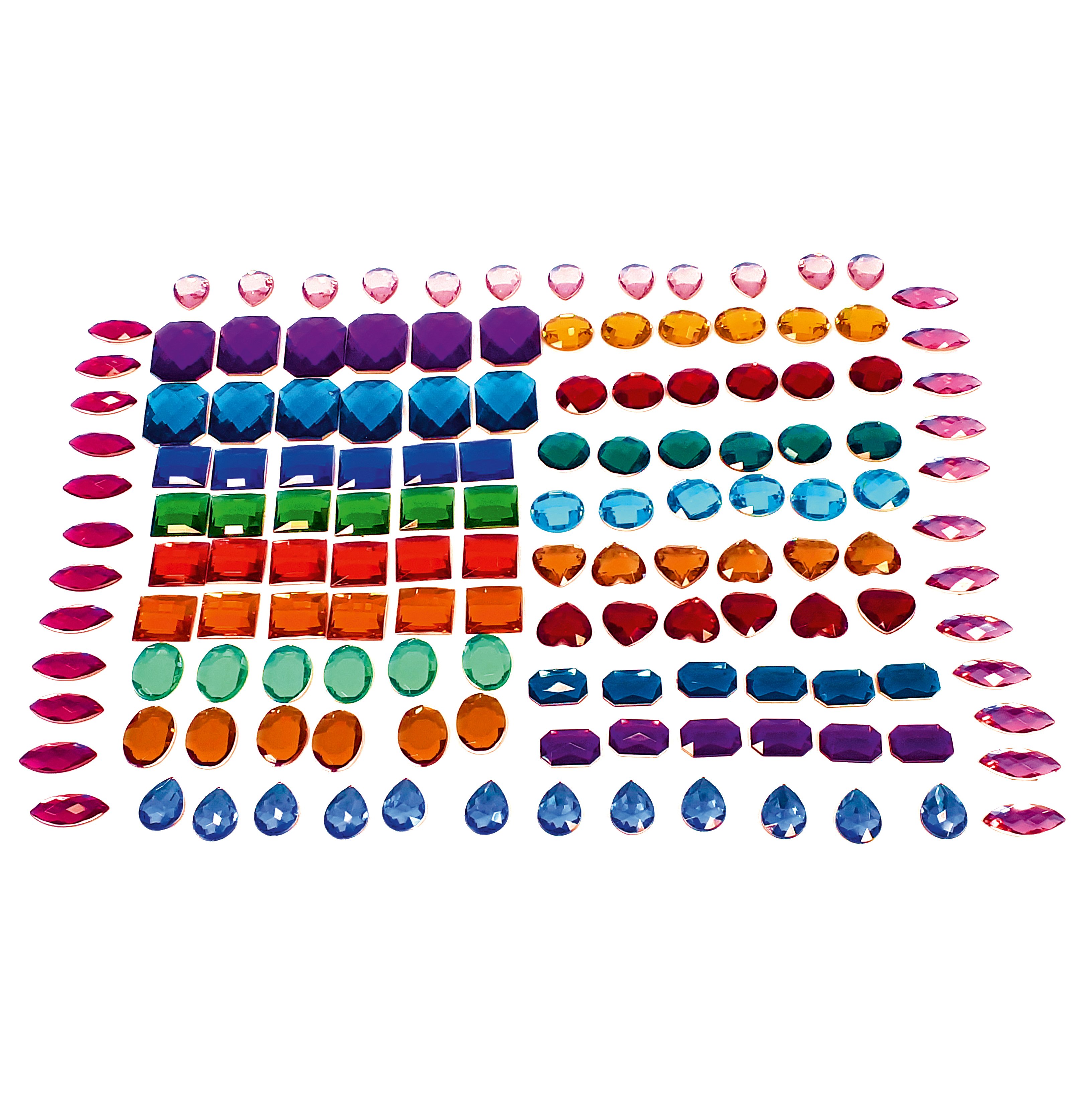 BAUSPIEL Bunte Funkelsteine (144 Teile)