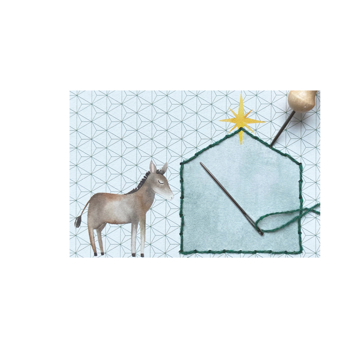 mikiprojekt Bastelset Prick-Stick Christmas