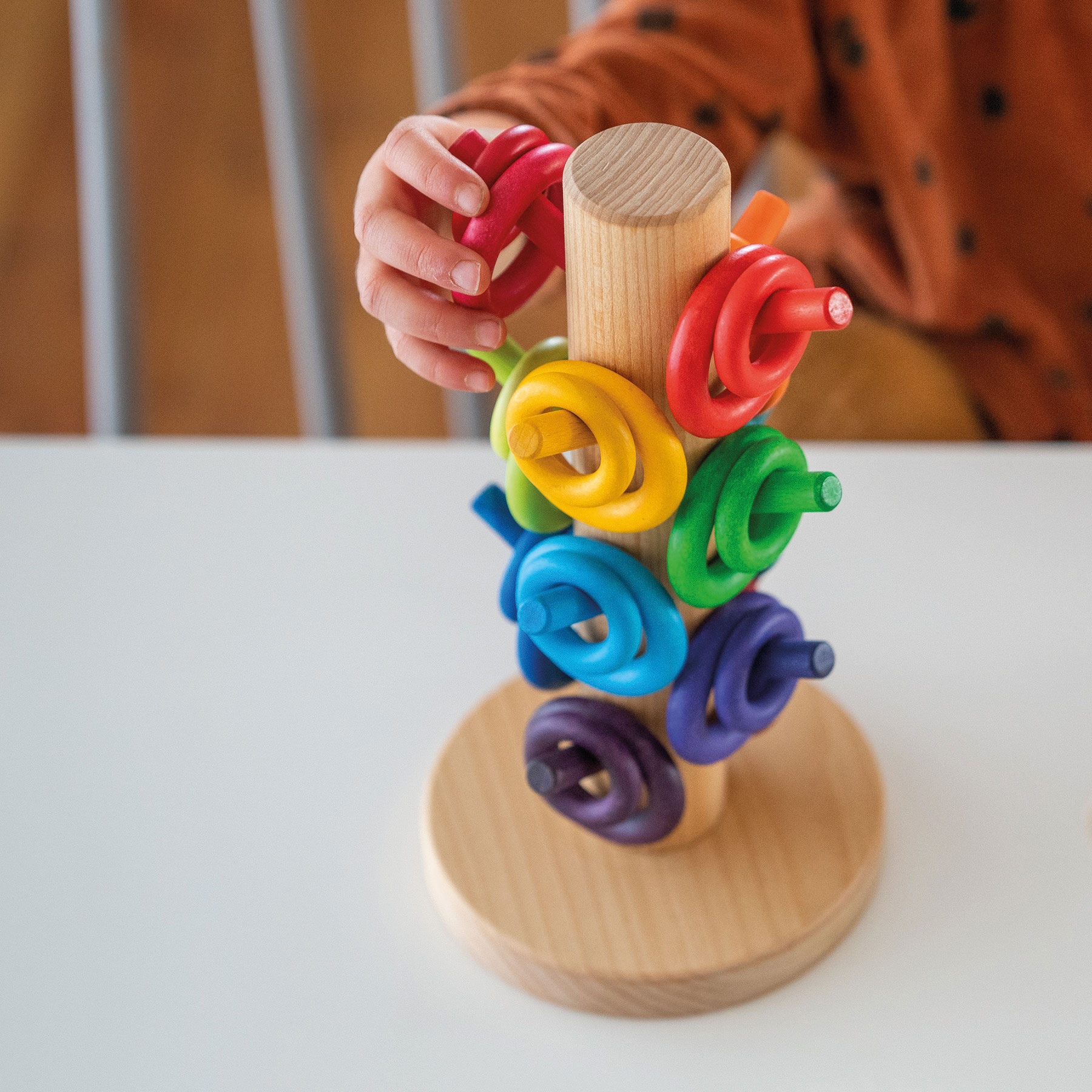 GRIMM´S Sortierhilfe für Bauringe Regenbogen