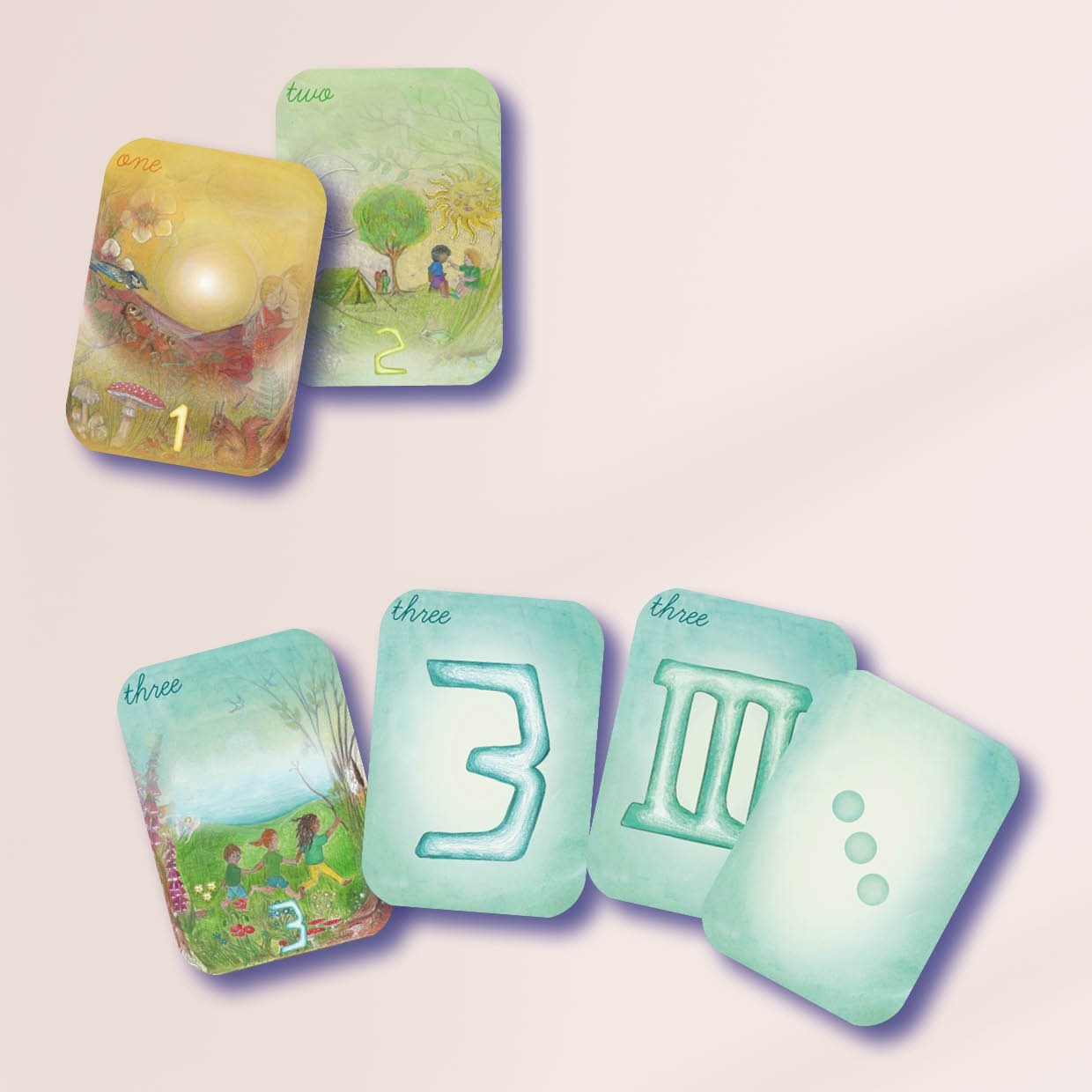 Wilded Family Waldorf Number Cards Set