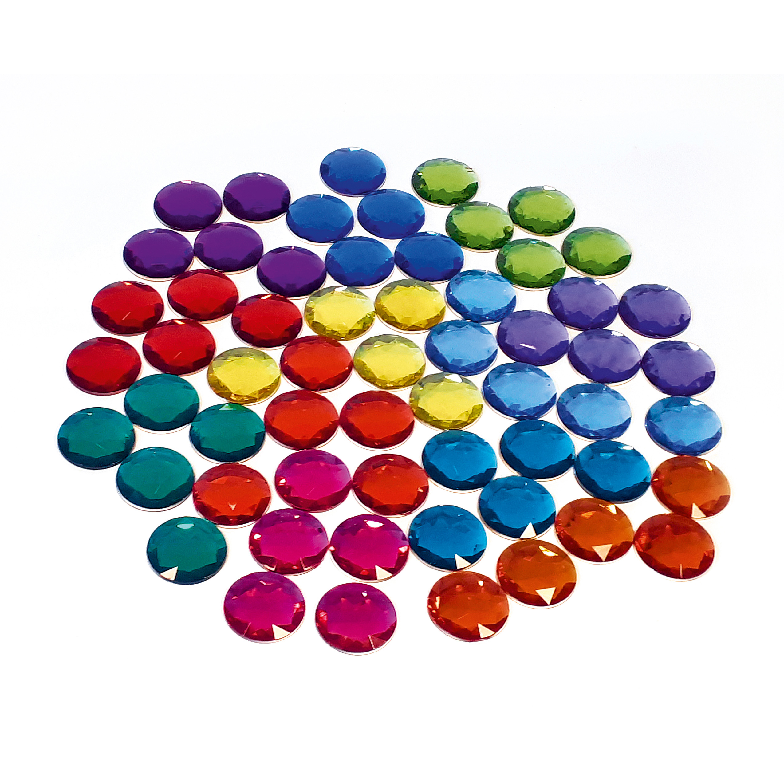 BAUSPIEL 60 Maxi Funkelsteine | Holzspielzeug Profi