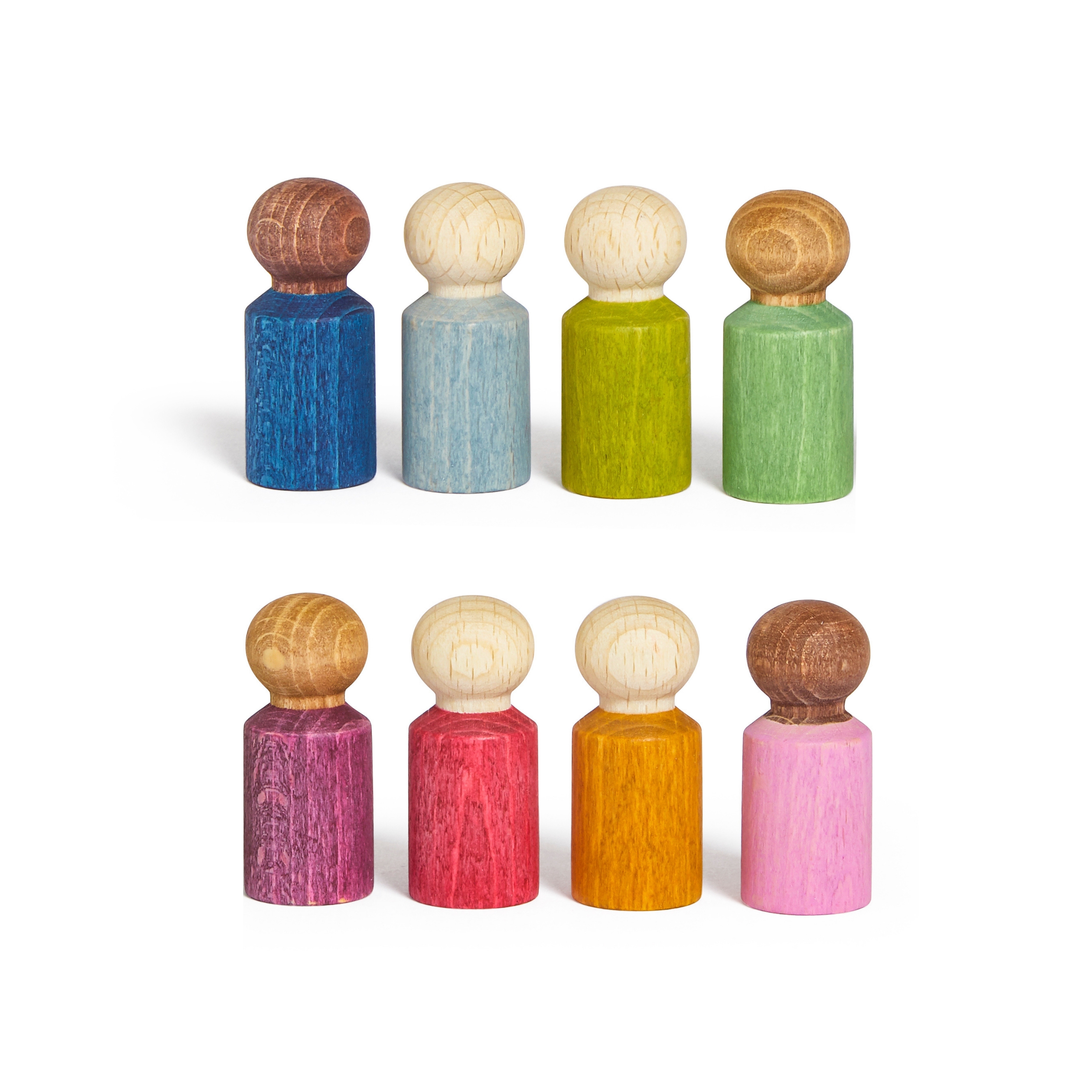 Lubulona Lubu People Set mit 8 Holzfiguren divers