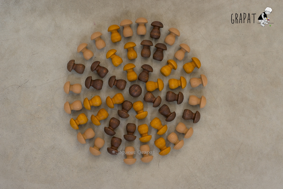 Grapat Mandala Kleine Pilze