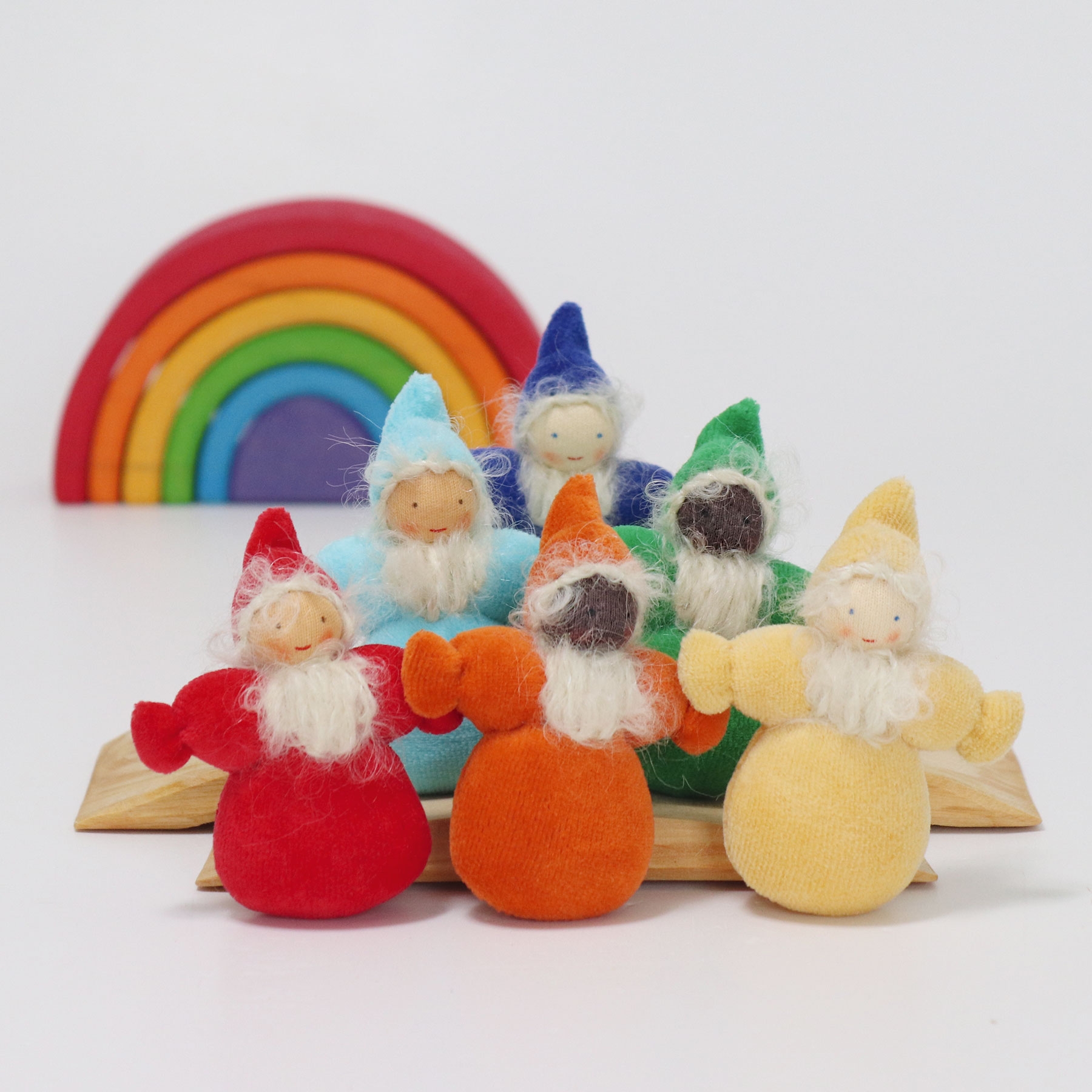 GRIMM´S Taschenzwerge Regenbogen (6 Stück)