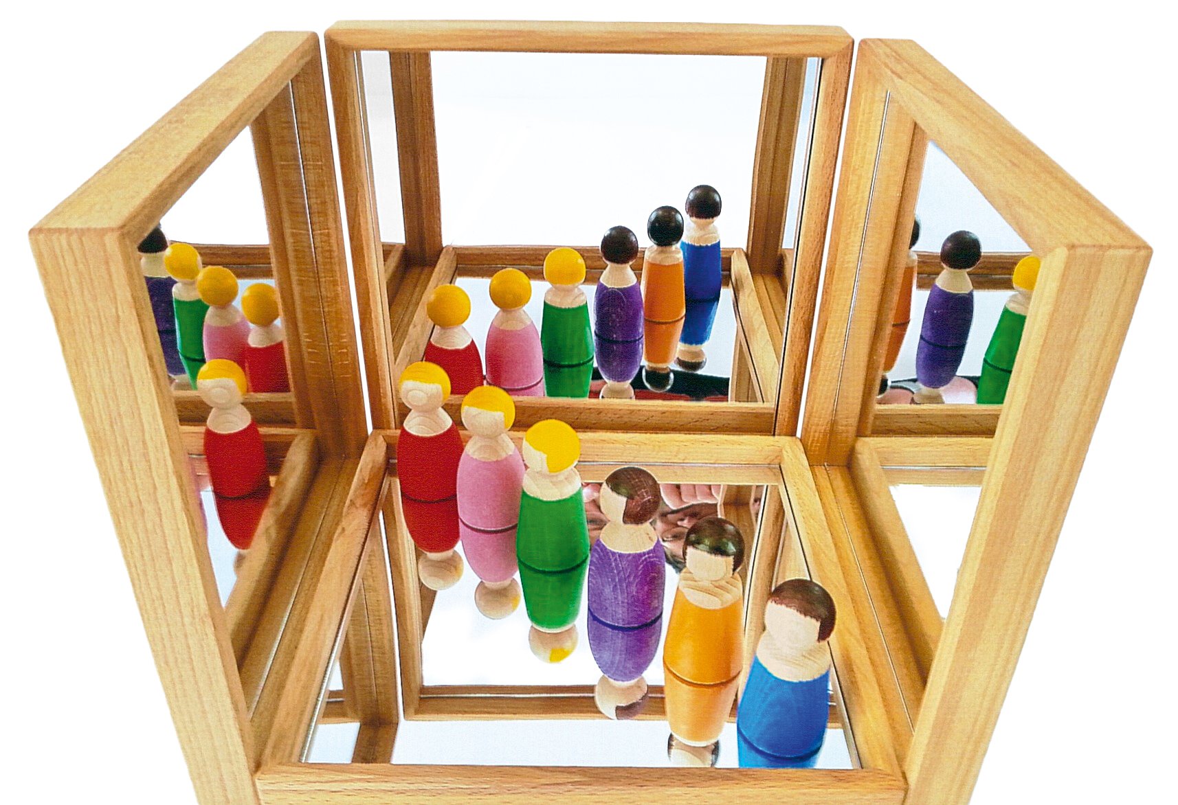 BAUSPIEL Spiegeltabletts (4er Set)