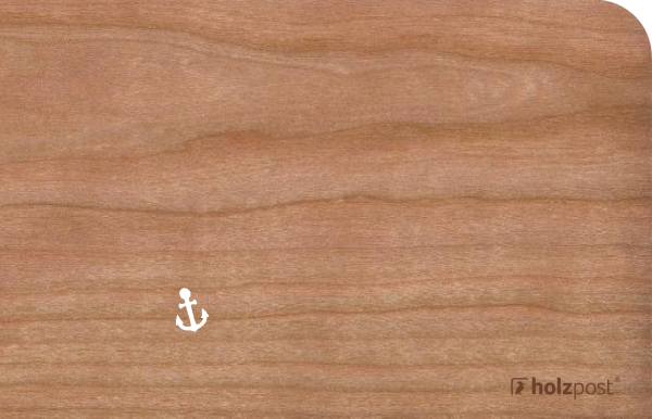Holzpost® Grußkarte Moin Anker