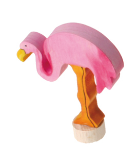 GRIMM´S Stecker Flamingo, handbemalt