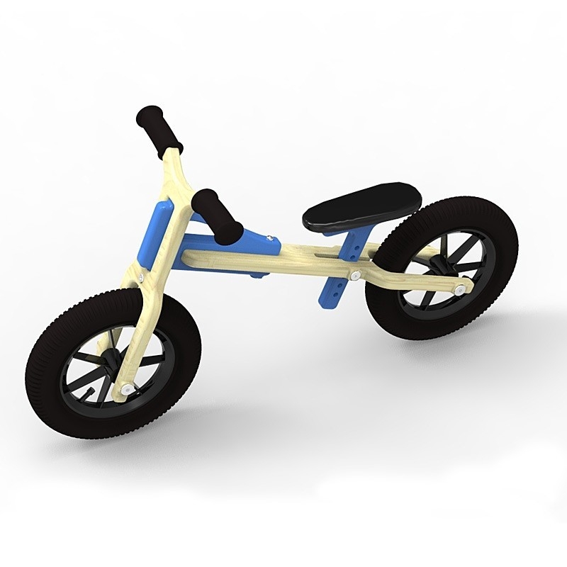 WoodyWheelers Laufrad Woody blau
