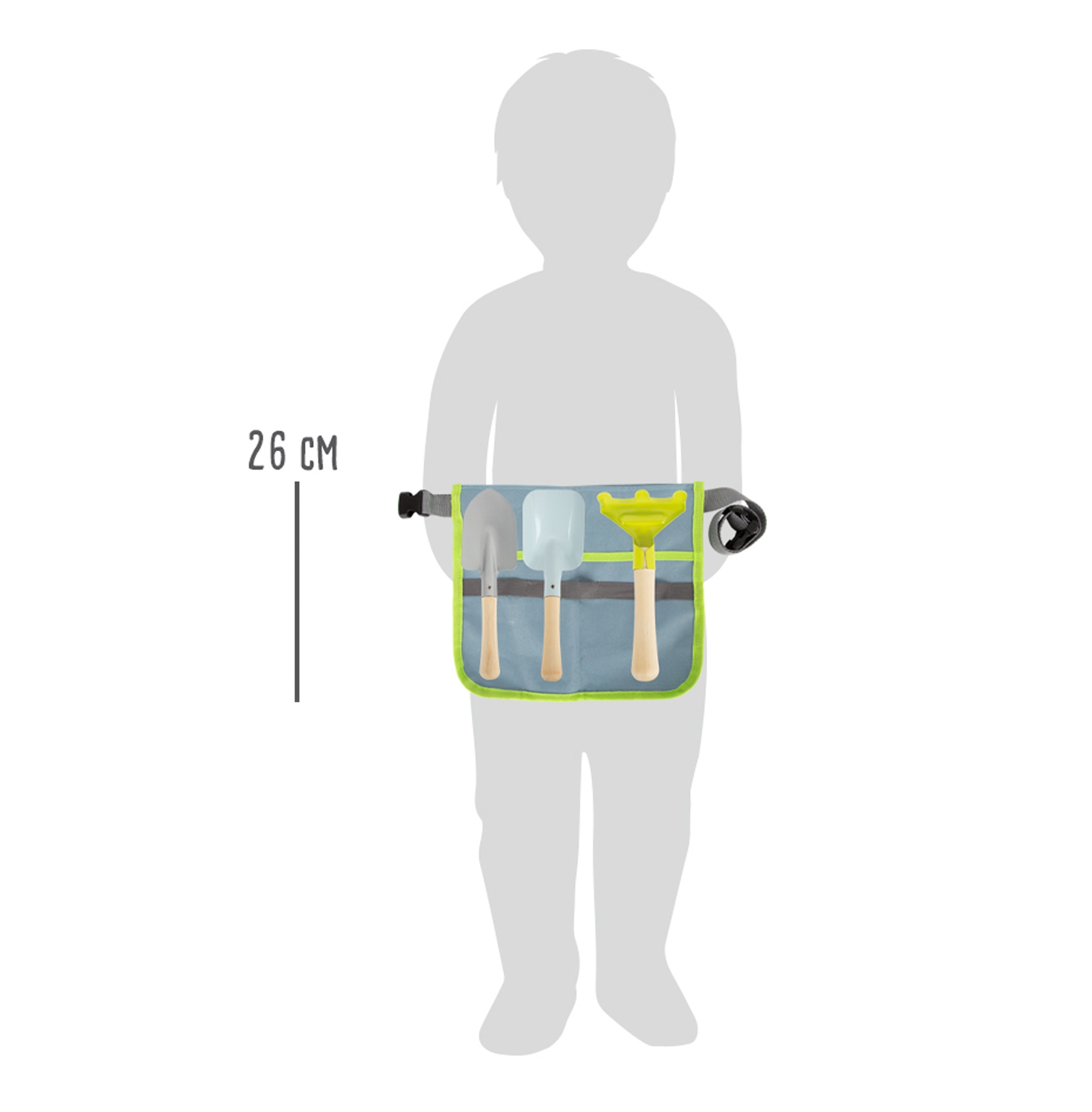 Gürteltasche mit Gartenwerkzeug