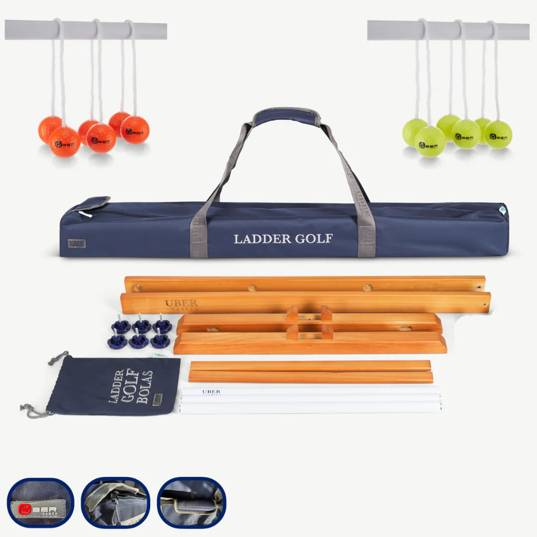 Übergames Meister Leitergolf orange-gelb