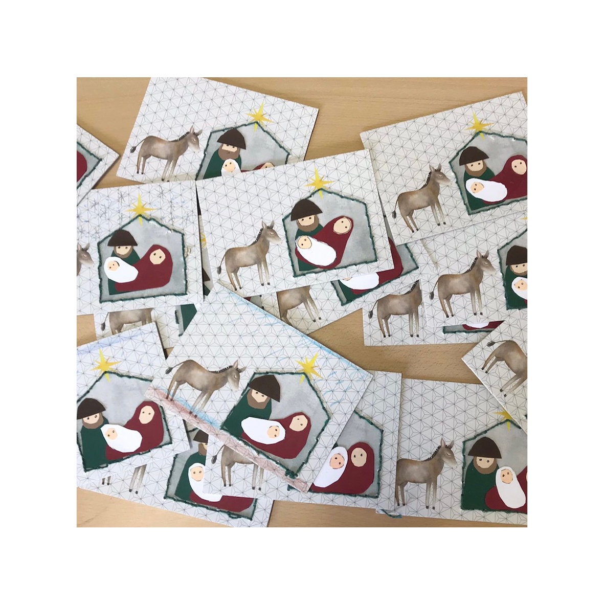 mikiprojekt Bastelset Prick-Stick Christmas