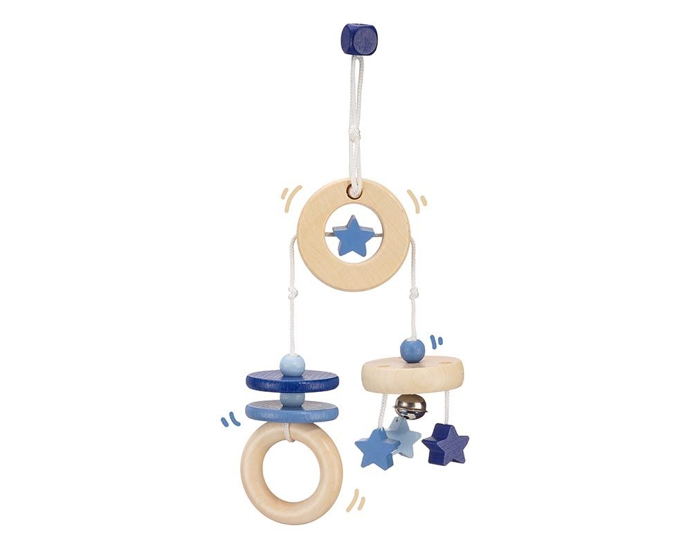 Selecta bellybutton Mini-Trapez Sternchenspaß blau