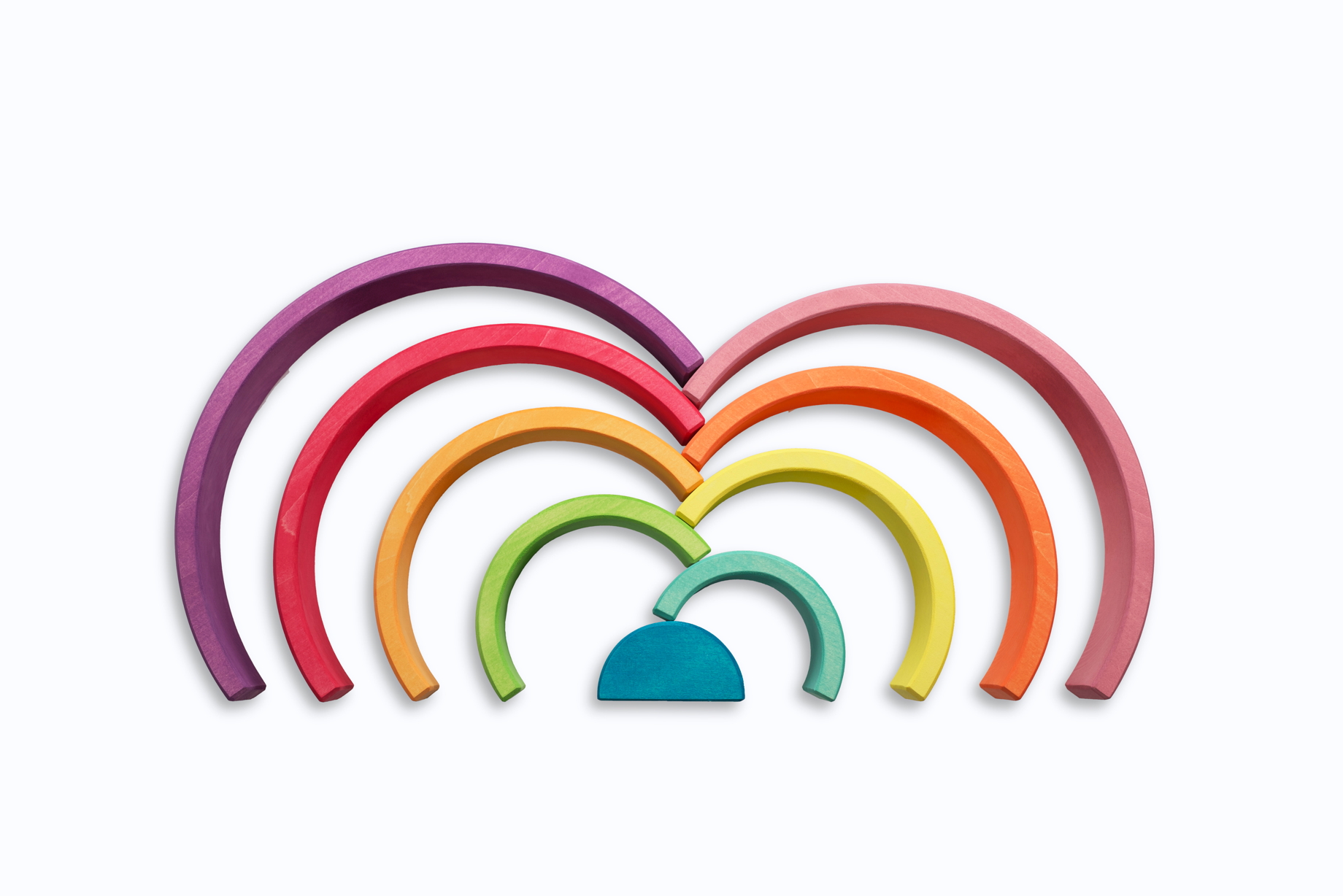 OCAMORA Lila Regenbogen (9 Teile)