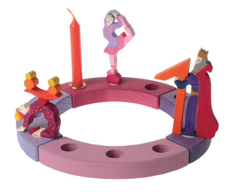 GRIMM´S Geburtstagsring Festtagsring klein, rosa-violett