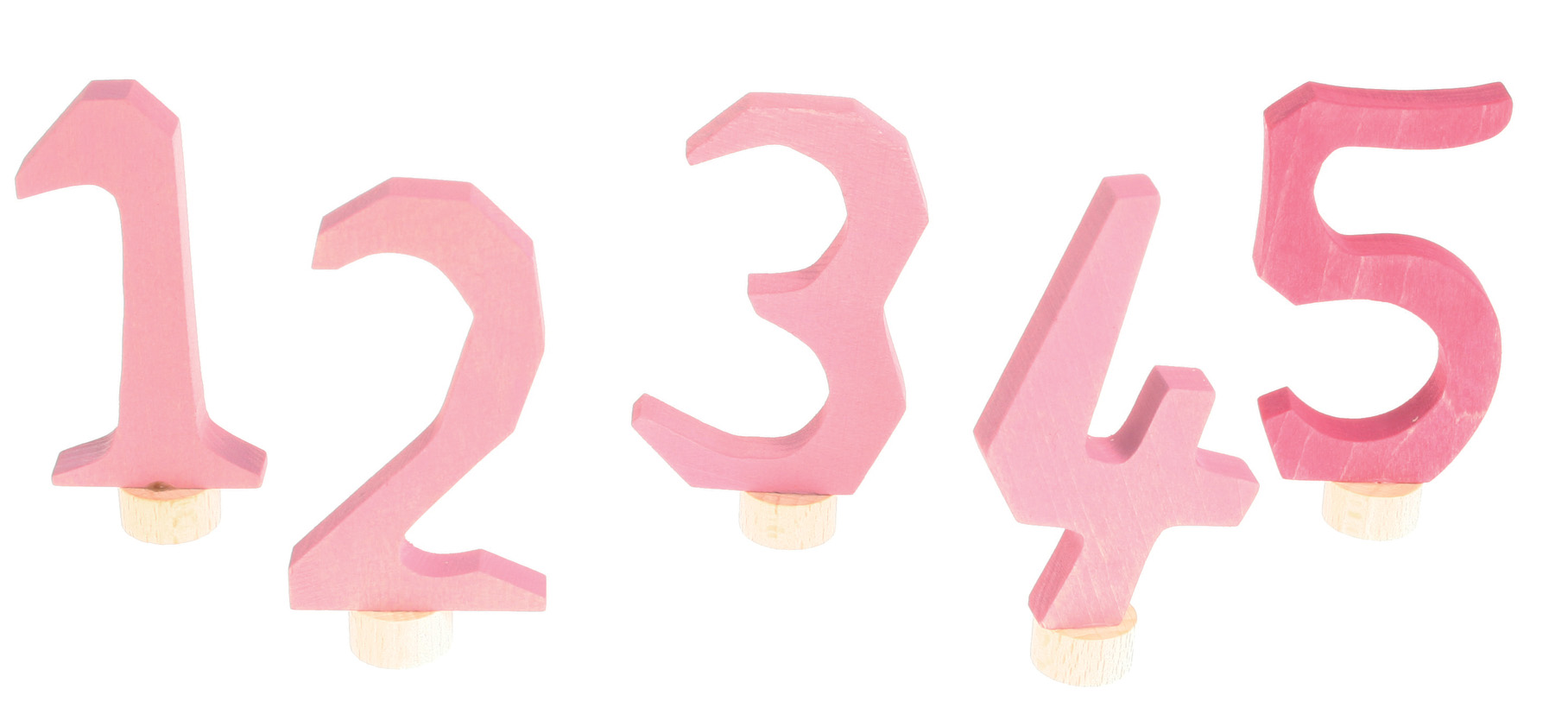 GRIMM´S Zahlenstecker 5 rosa