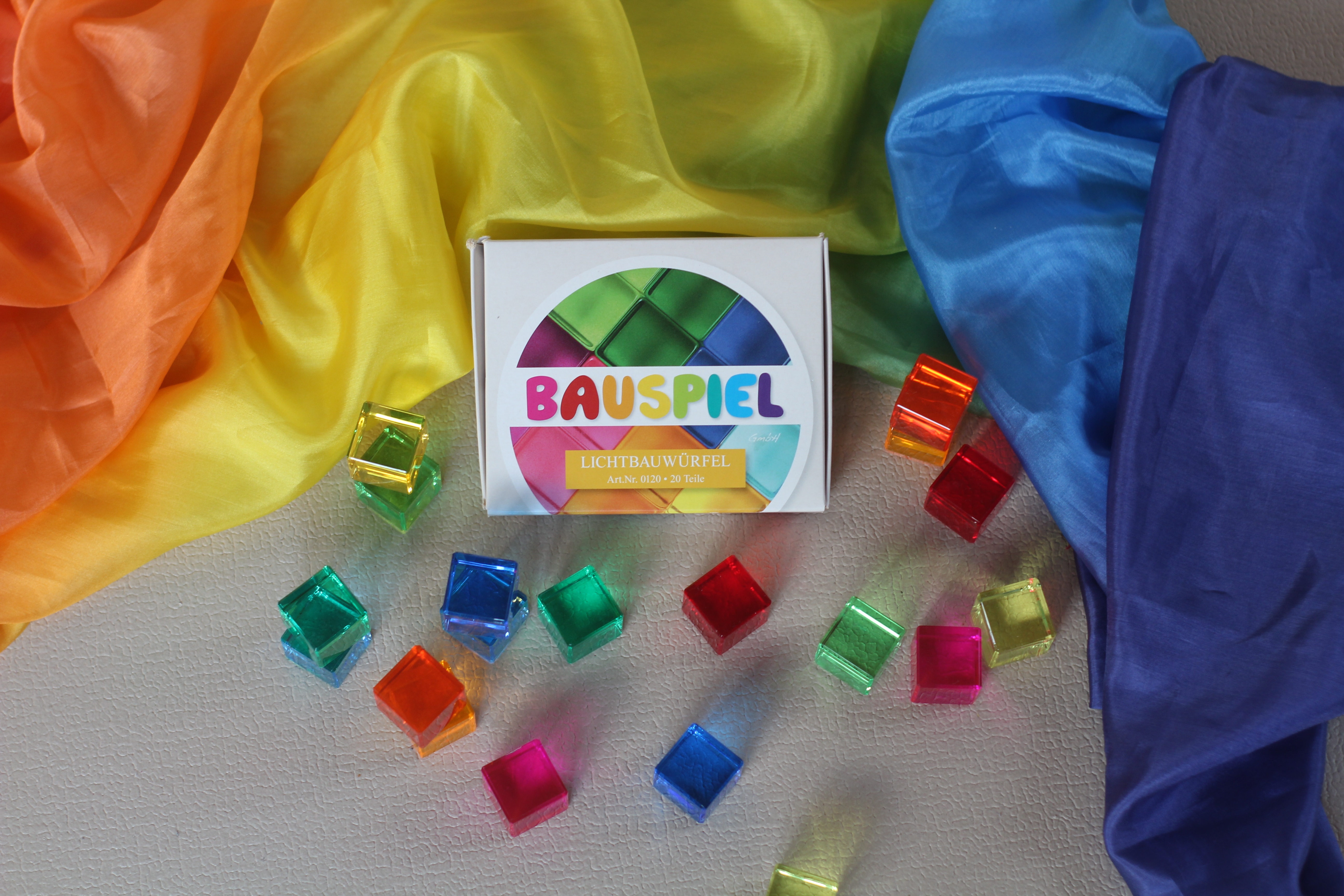 BAUSPIEL Lichtbauwürfel (20 Stück)