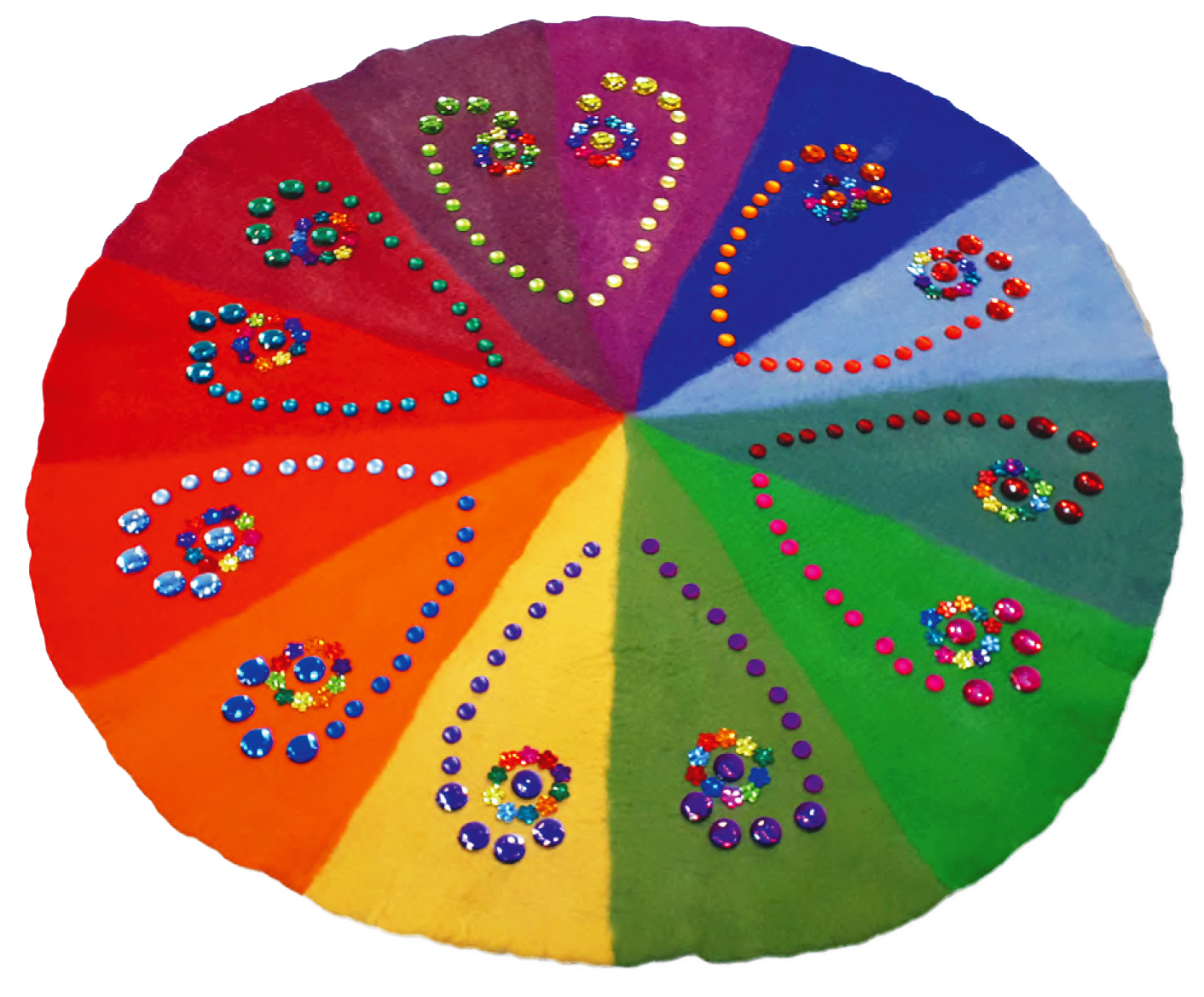 BAUSPIEL Großer Farbenkreis aus Filz (150 cm)