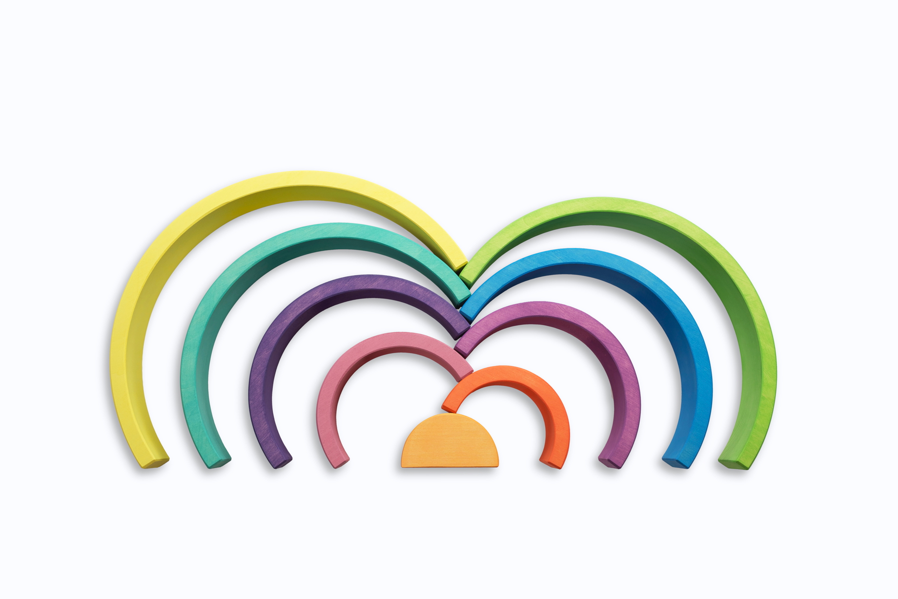 OCAMORA Gelber Regenbogen (9 Teile)