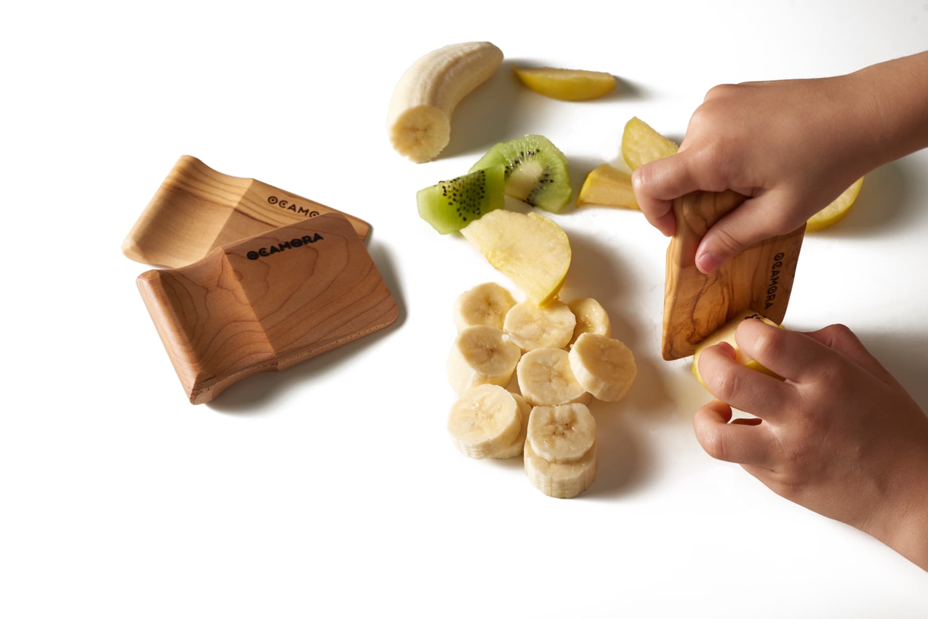 OCAMORA Kinder Holzmesser Cala aus Ahorn