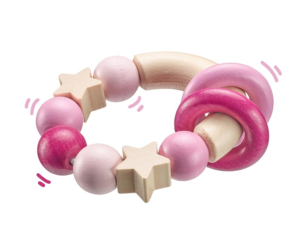 Selecta bellybutton Greifling Glücksgriff rosa