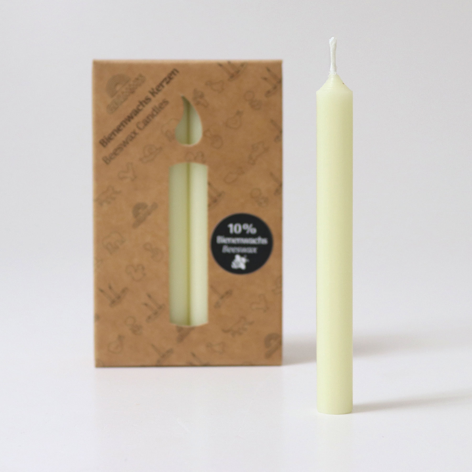 GRIMM´S Kerzen creme (12 Stück)