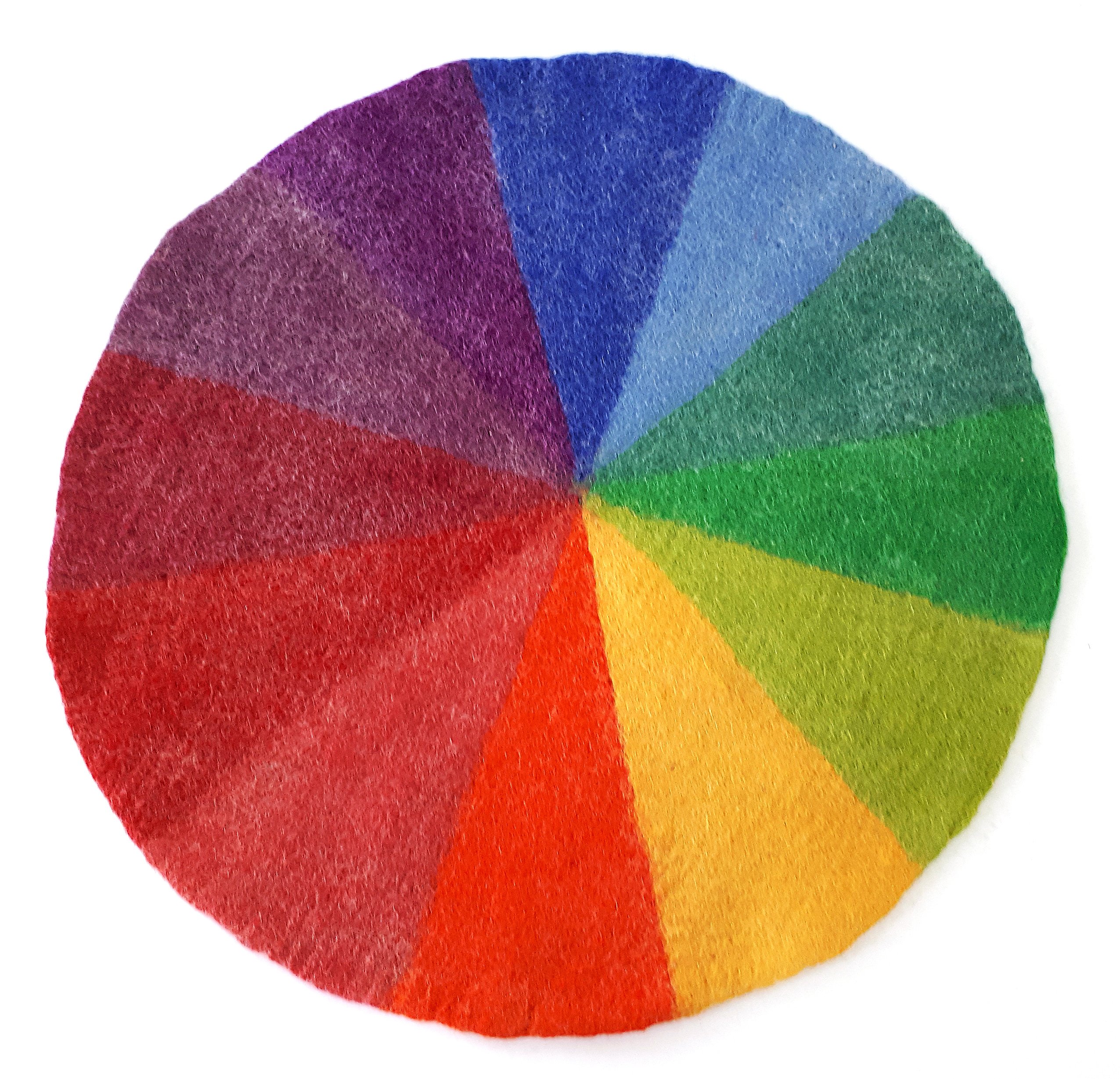 BAUSPIEL Kleiner Farbenkreis aus Filz (50 cm)