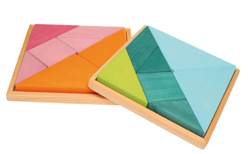 GRIMM´S Tangram rosa-orange