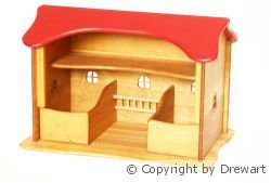Drewart Viehstall mit rotem Dach