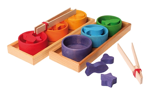GRIMM´S Großes Sortierspiel Regenbogenschälchen