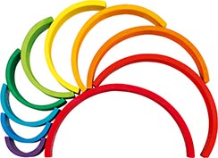 goki evolution Bausteine Großer Regenbogen