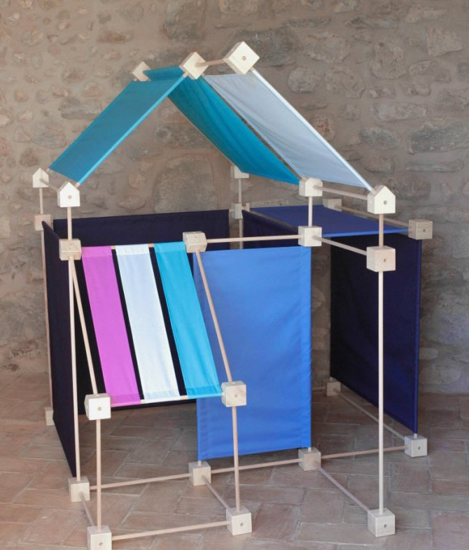 Trígonos MAXI BLUA (blau-türkis-pink)