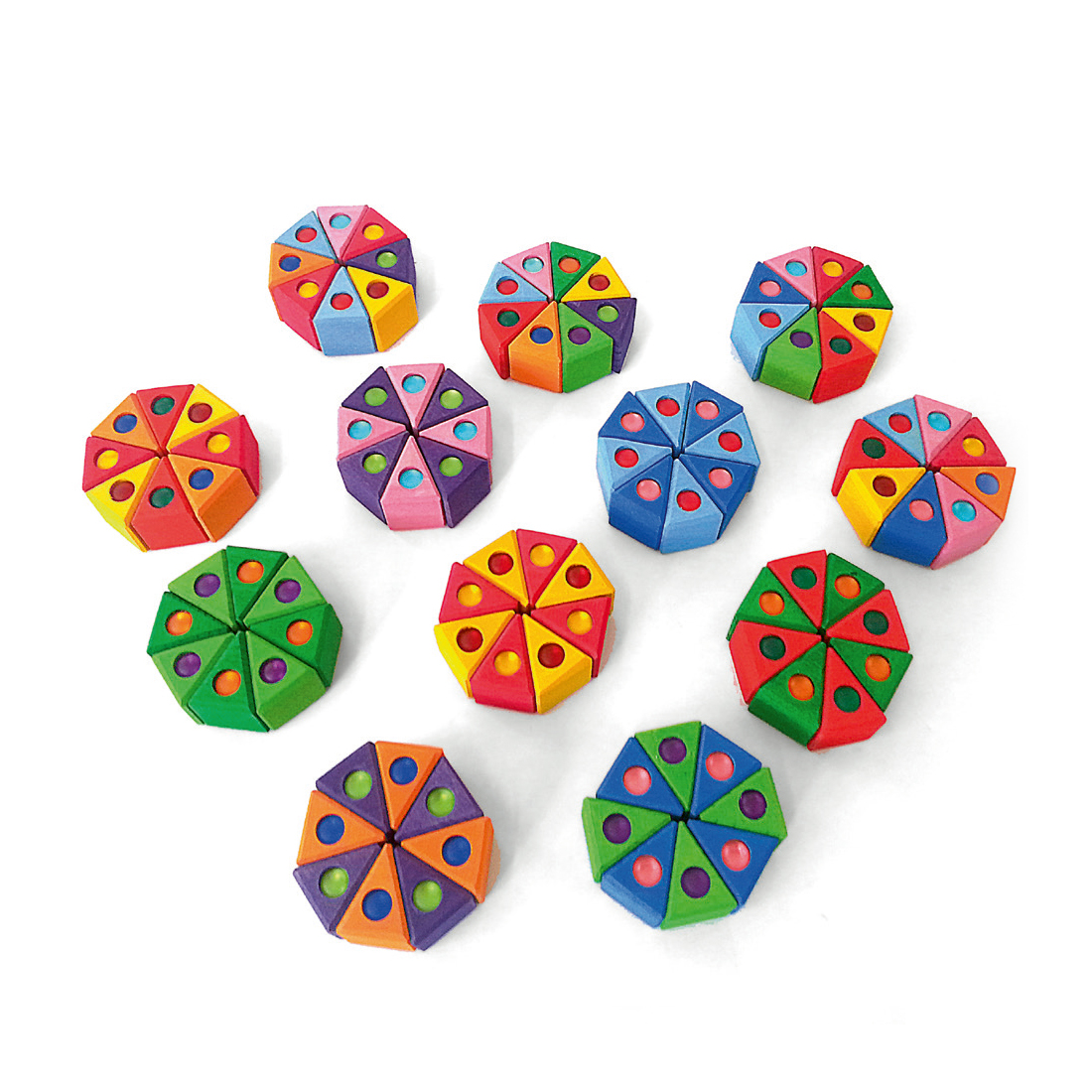 BAUSPIEL Kleine Bunte Dreiecke