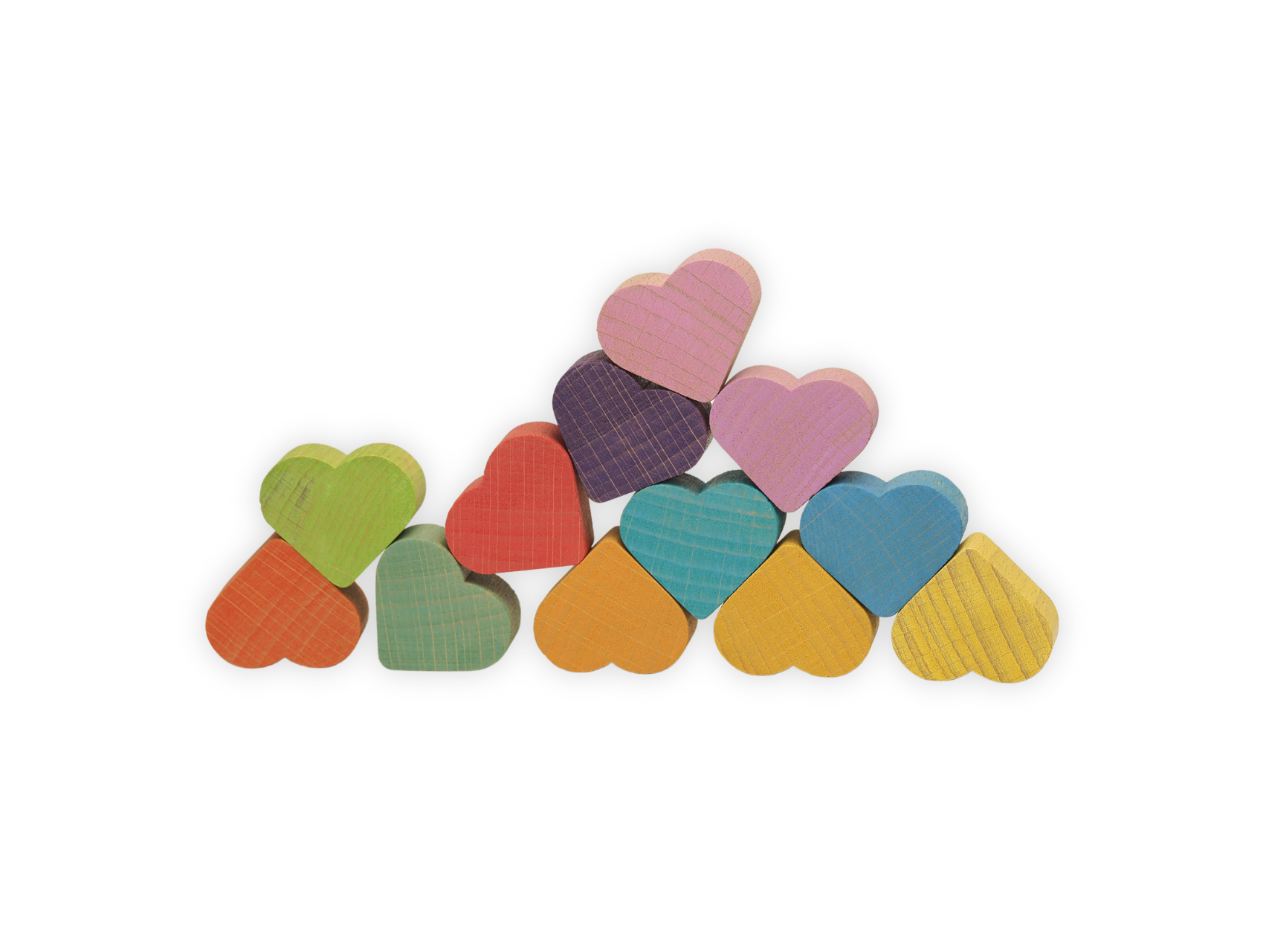 OCAMORA Herzen bunt Corazones Color