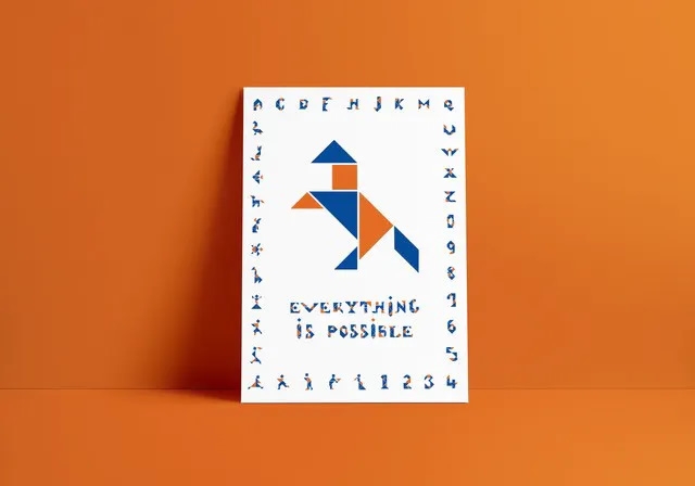 Me&Mine Tangram pastell