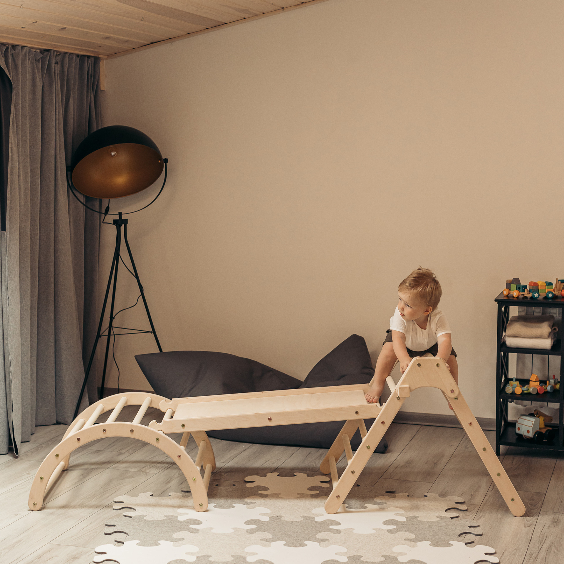 ClimbUpToys Kletterset FOLD UP - Holzspielzeug Profi