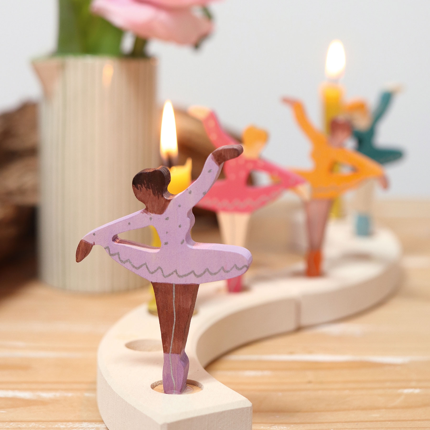GRIMM´S Stecker Ballerina Fliederduft dunkel