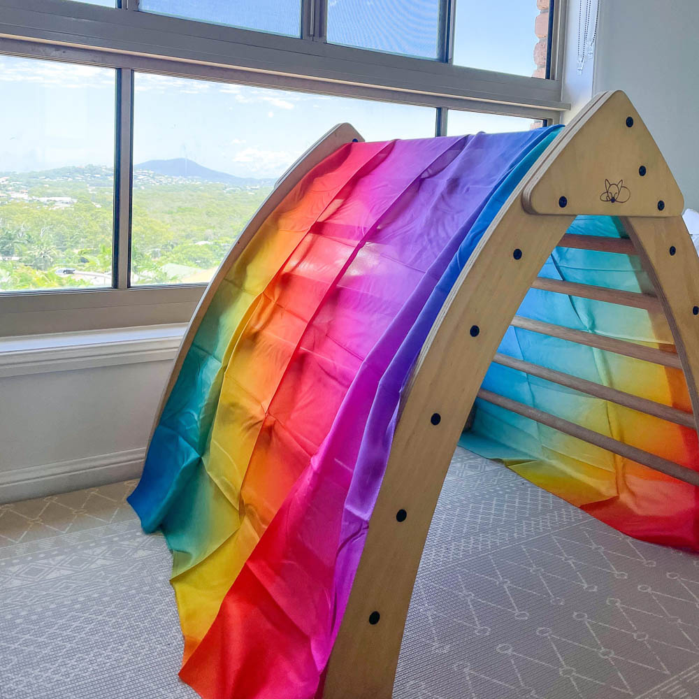 Play Silkies JUMBO Spielseide Rainbow - Holzspielzeug Profi