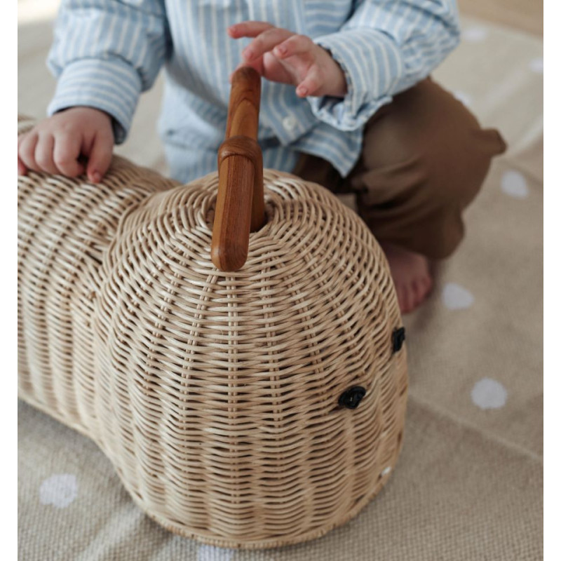 ooh noo Rutscher aus Rattan Ride on