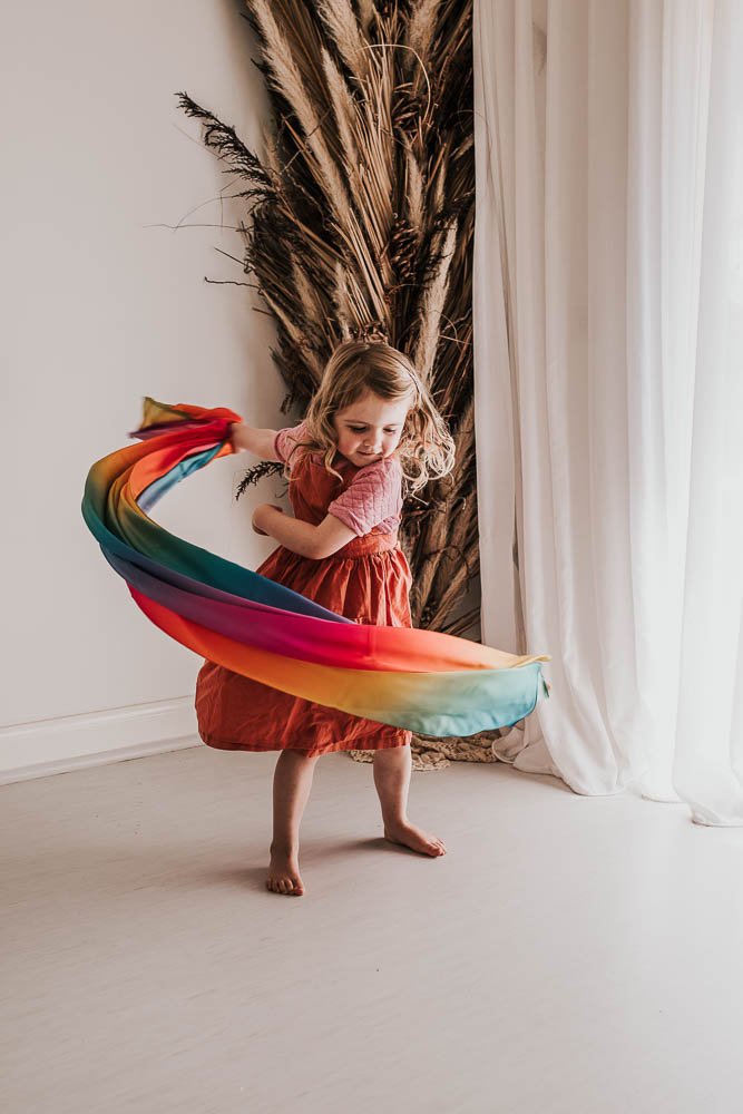 Play Silkies JUMBO Spielseide Rainbow - Holzspielzeug Profi