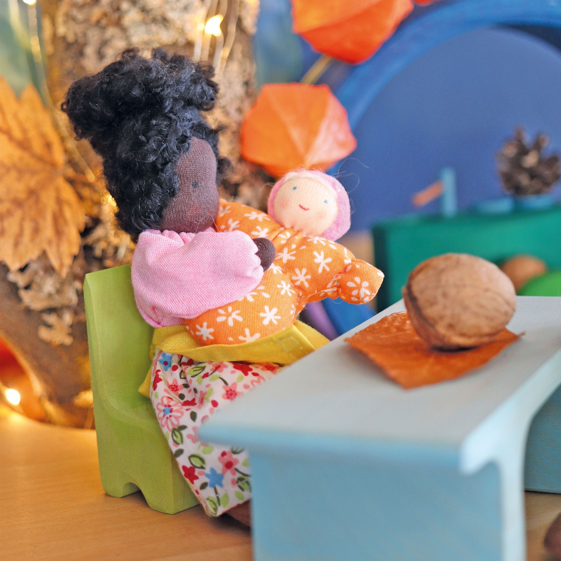 GRIMM´S Biegepüppchen Frau Ebenholz