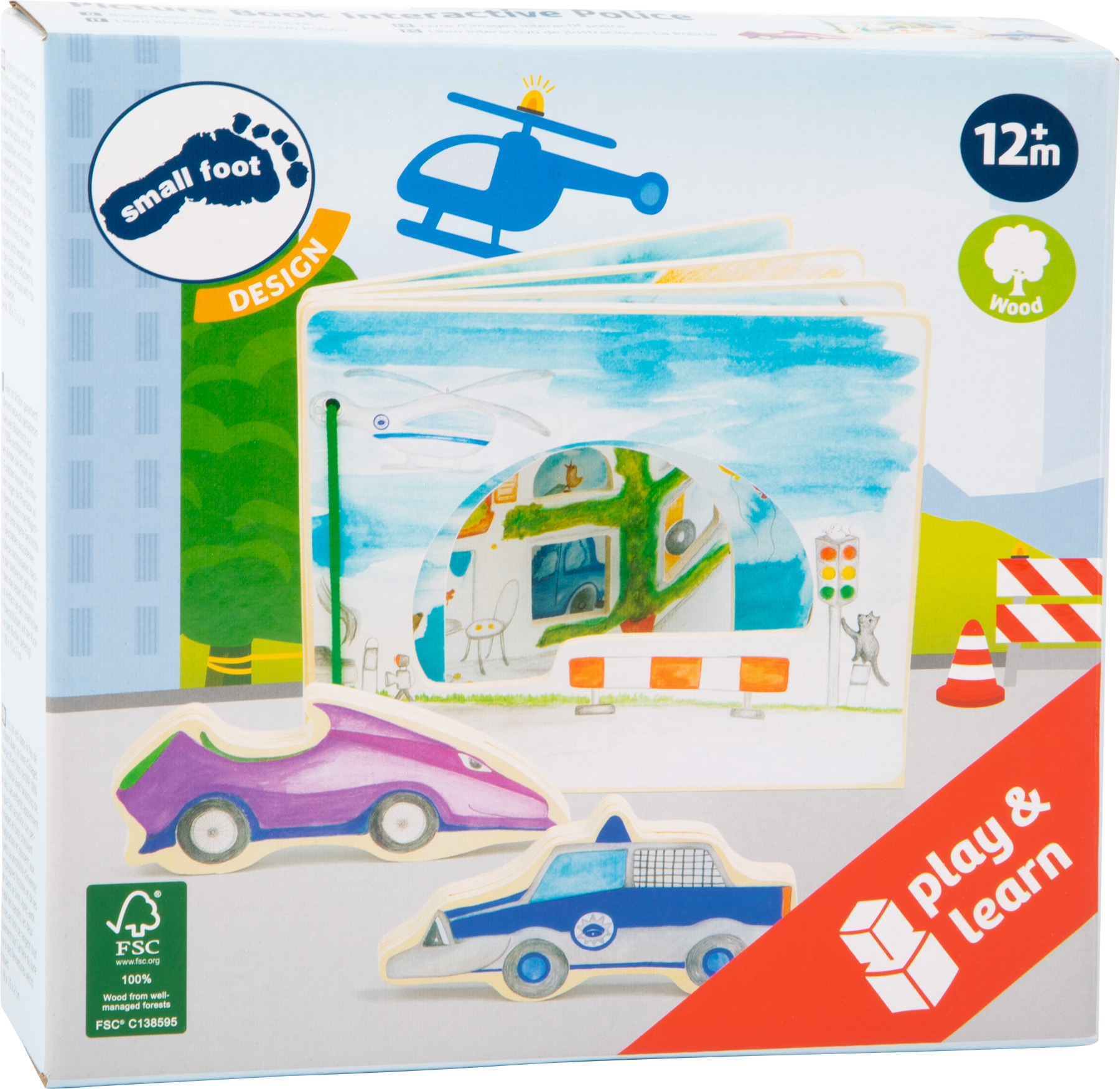 Holzbilderbuch Polizei