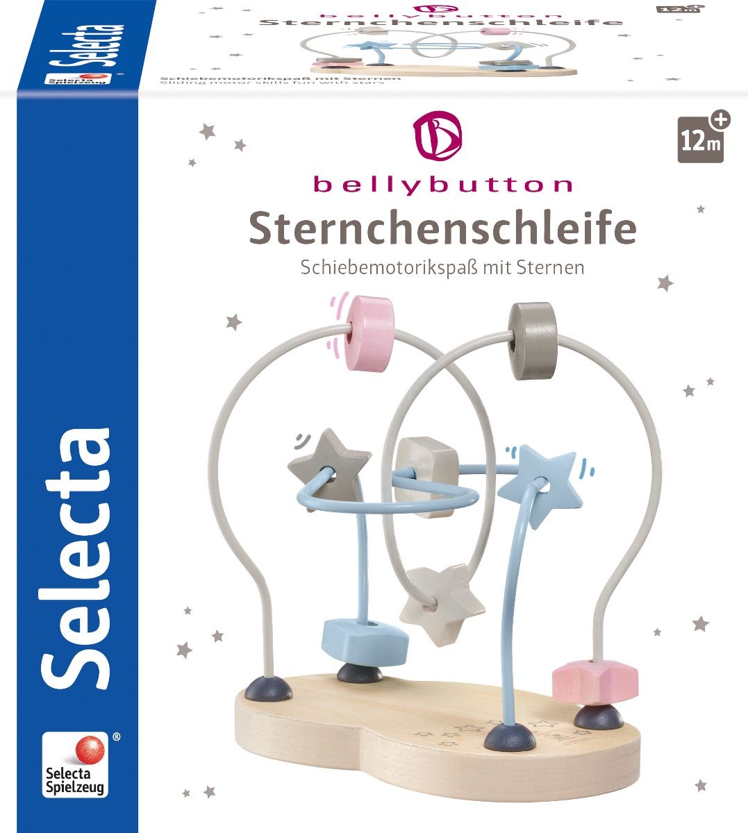 Selecta bellybutton Sternchenschleife Motorikschleife