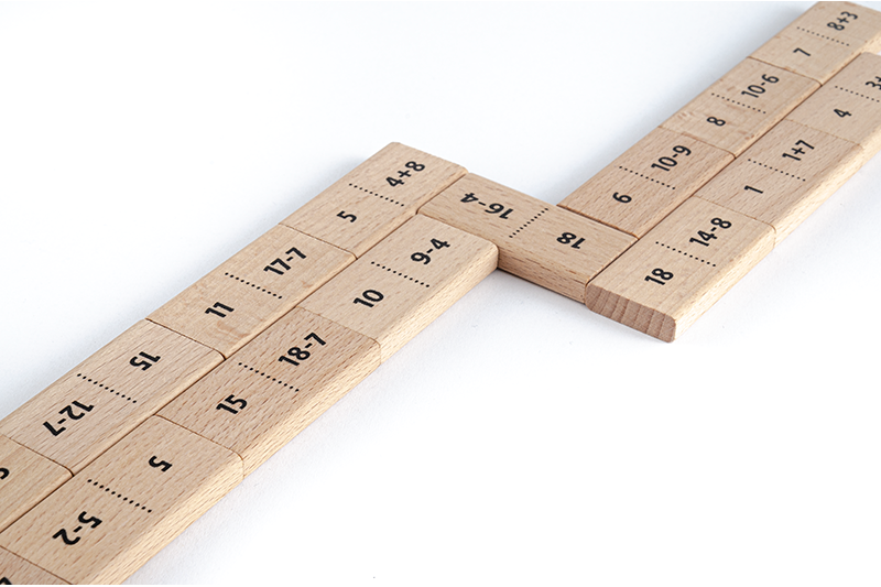 DiDi toys Mathematische Dominosteine | Addition & Subtraktion bis 20 - schwarz