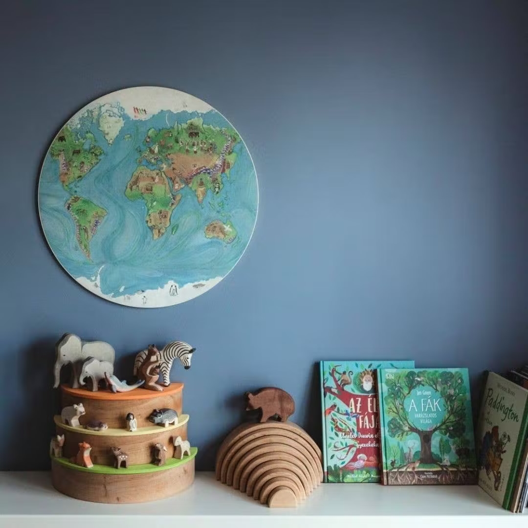 Wilded Family Spielscheibe Weltkarte