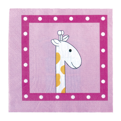JaBaDaBaDo Servietten Kalas pink (20 Stk.)